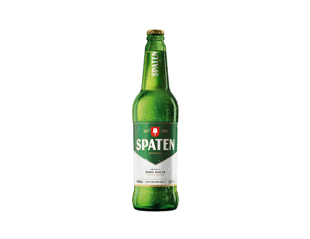 CERVEJA SPATEN MUNICH GARRAFA 600 ML  (CX 12 UN)